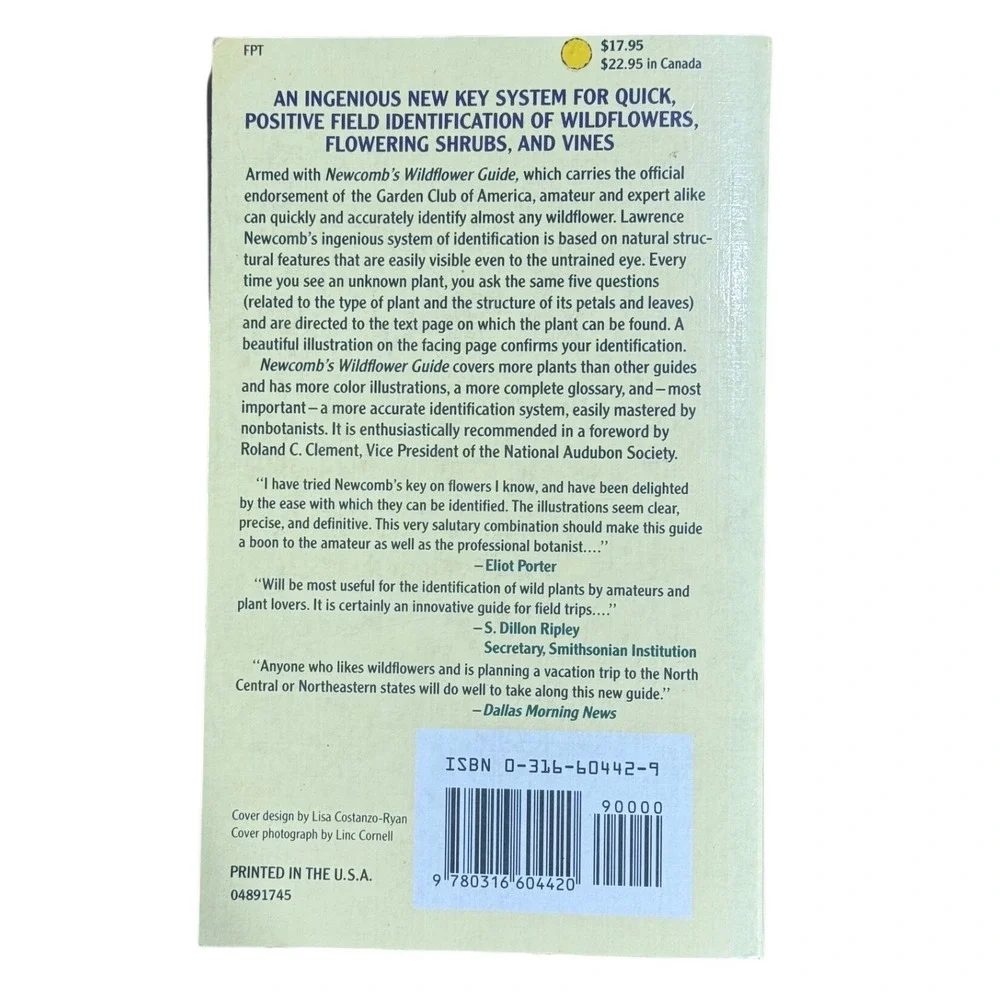 Newcomb's Wildflower Guide Nature Field Book